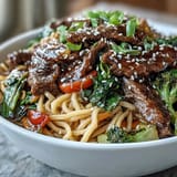 Korean Beef Noodles Bowl