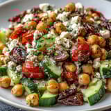 Cold Chickpea Lemon Herbs