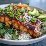 15-Minute Teriyaki Salmon Bowl