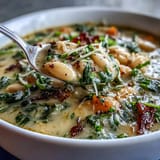 Tuscan White Bean Spinach Soup