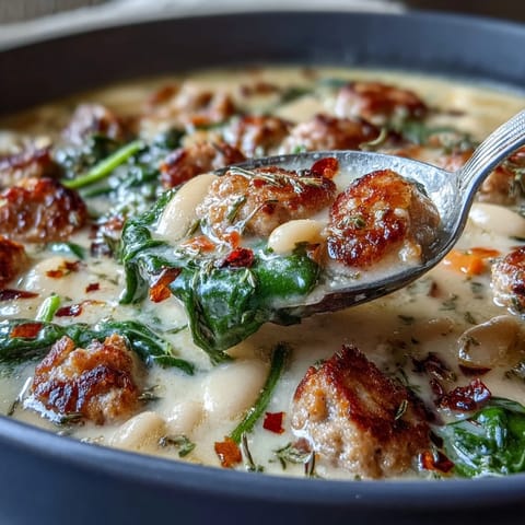 Creamy Tuscan White Bean Soup