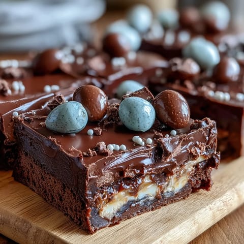 Pastel Chocolate Bark with Cadbury Eggs, a colorful and festive Easter treat, features swirled candy melts and crunchy mini eggs on smooth white chocolate.