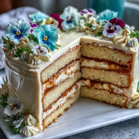 Graduation Cake Floral Gold