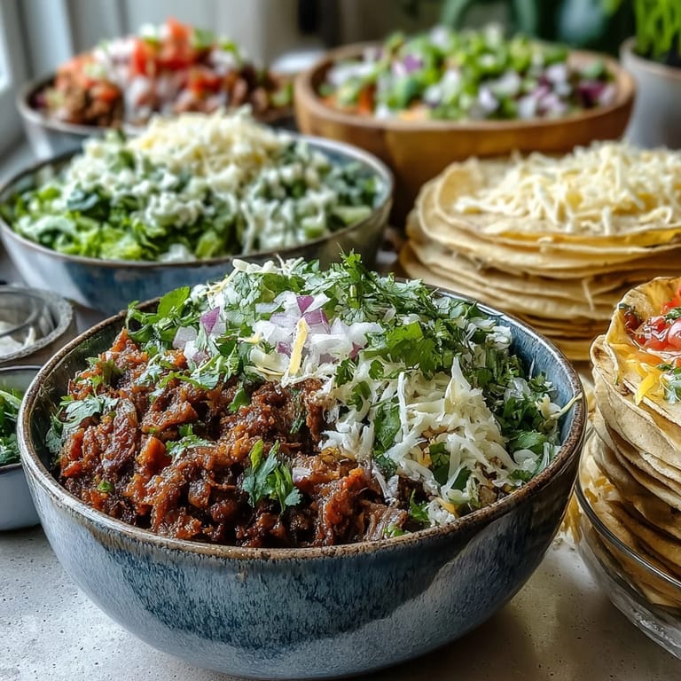 Assemble your perfect bite with this DIY Taco Bar for Outdoor BBQ.