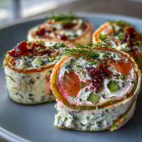 Smoked Salmon Cucumber Pinwheels